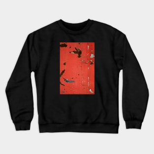 Cracked painting texture Crewneck Sweatshirt